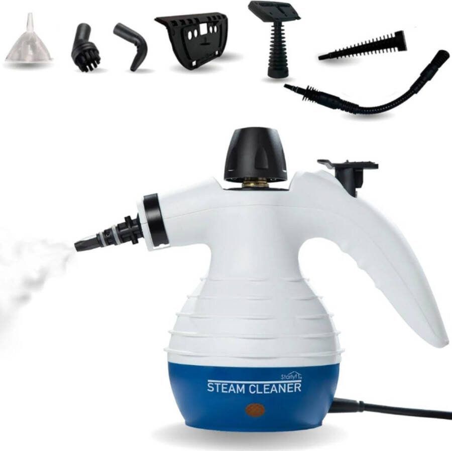 Starly f Stoomreiniger Draagbare Stoomreiniger Steam Duck 0 35L 1050W 2 8bar Wit