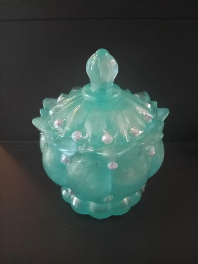 Starwolf-candles starwolf exotisch potje groen goud snoeppot theelichtje geschenk decoratie
