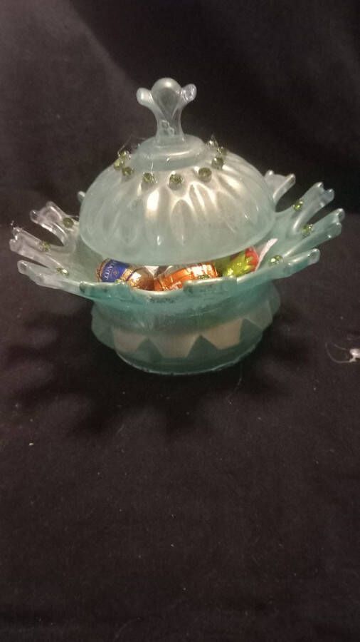 Starwolf-candles starwolf decoratief snoeppotje groen goud geschenk potpourri