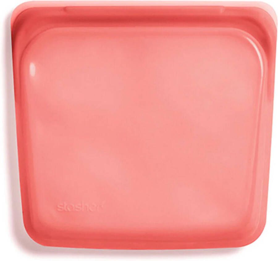 Stasher bag Sandwich vershoudzak Rainbow Red 828 ml