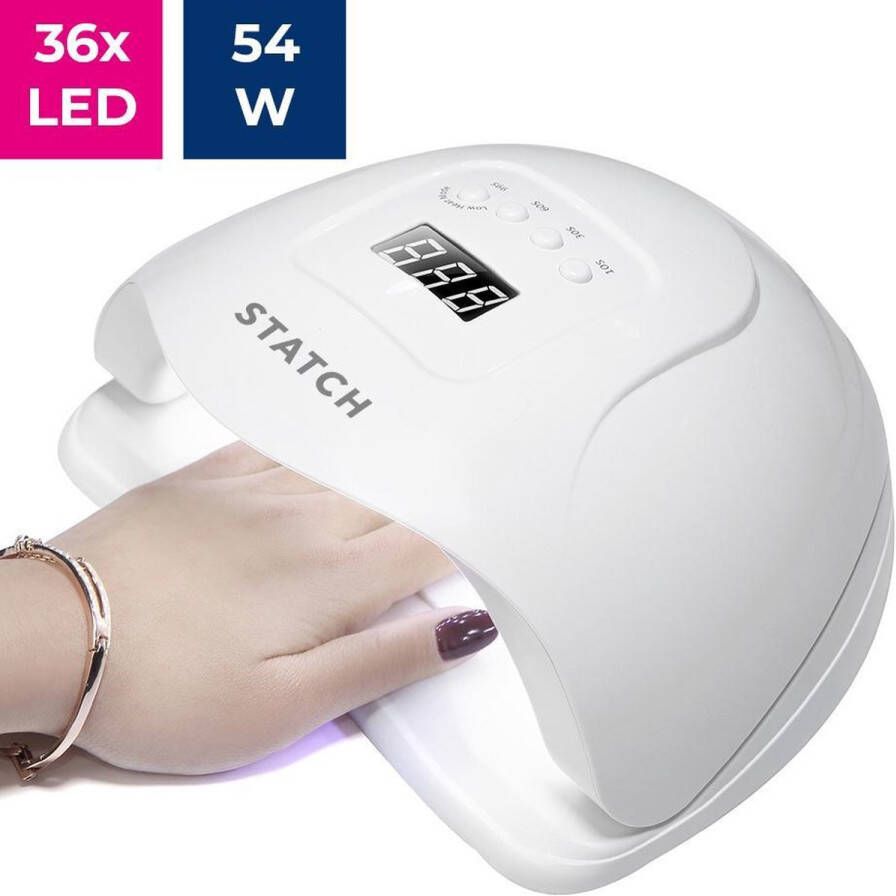 Statch LED Nageldroger voor gelnagels Inclusief Bewegingssensor en Timer – 36LED Lampen- LCD Display