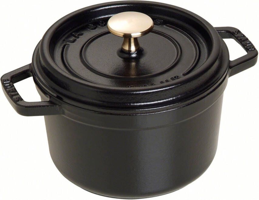 Staub Braadpan Cocotte Zwart ø 16 cm 1.2 liter