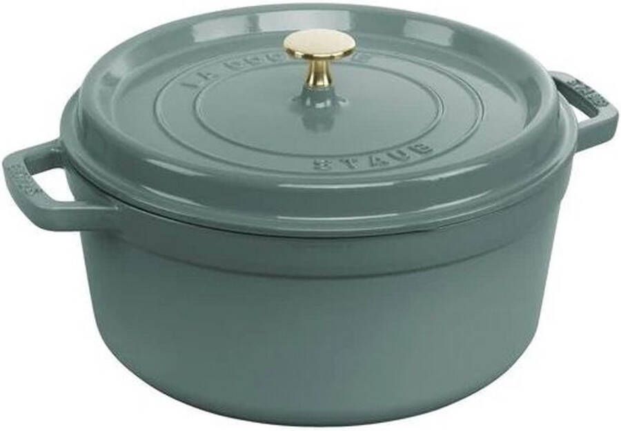 Staub Braadpan Rond 26 cm eucalyptus limited edition Copy