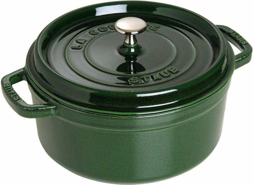 Staub Ronde Cocotte 26 cm basilicum 5 2 l | Potten&Pannen | Keuken&Koken Keukengerei | 1102685