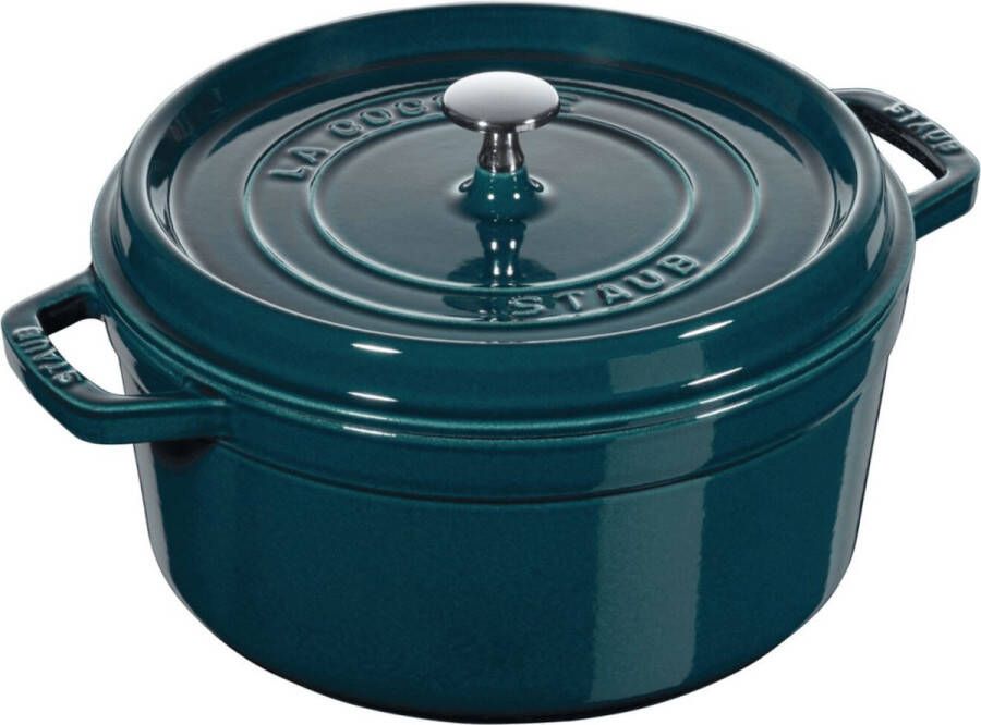 Staub &apos;La Mer&apos; New Classic Braadpan 26 CM Blauw