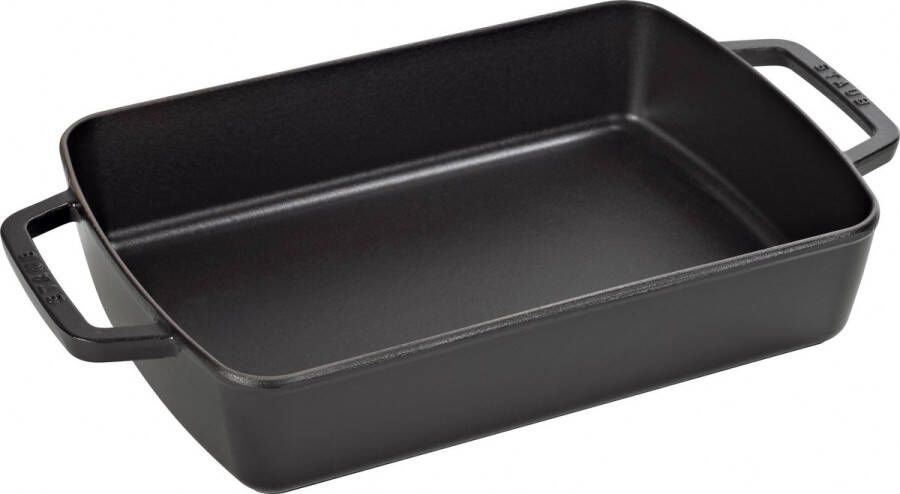 Staub Rechthoekige ovenschotel 30 x 20 cm zwart 3 15 l | Potten&Pannen | Keuken&Koken Keukengerei | 1303023