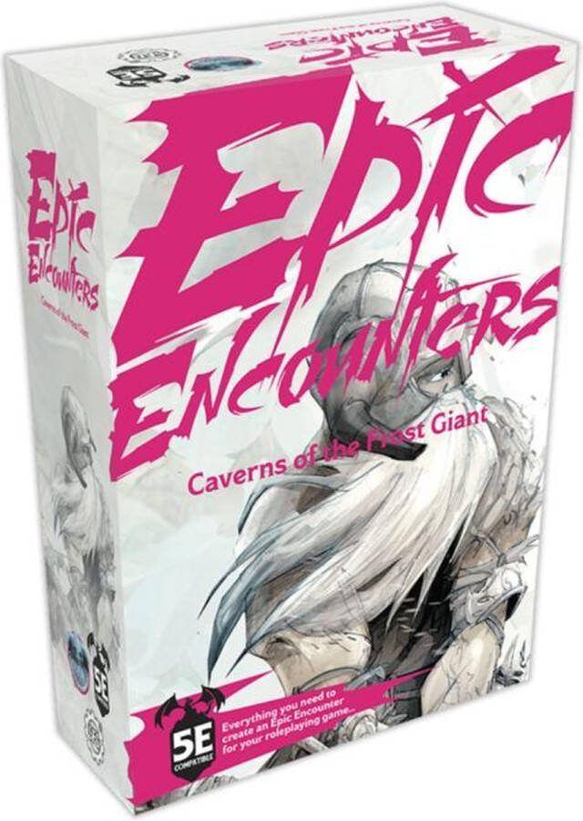 Steamforged Games Ltd. Epic Encounters Caverns of the Frost Giant Dungeons and Dragons 5e Adventure set miniatures DM Guide Tokens Dubbelzijdige Playmat