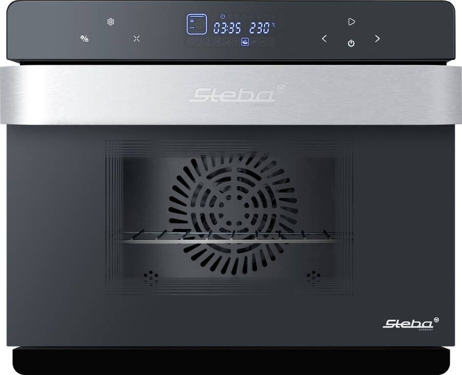 Steba DG30 Multifunctionele Combi stoomoven 47 programma's 30 Liter Vrijstaand |Zwart