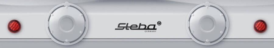Steba Germany Steba KF150 2 pits elektrische kookplaat 2300 Watt Wit