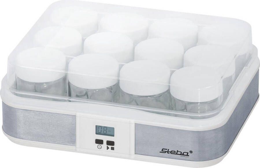 Steba JM2 Yoghurtmaker Inclusief 12 potjes 21 Watt totaal 2.4 liter