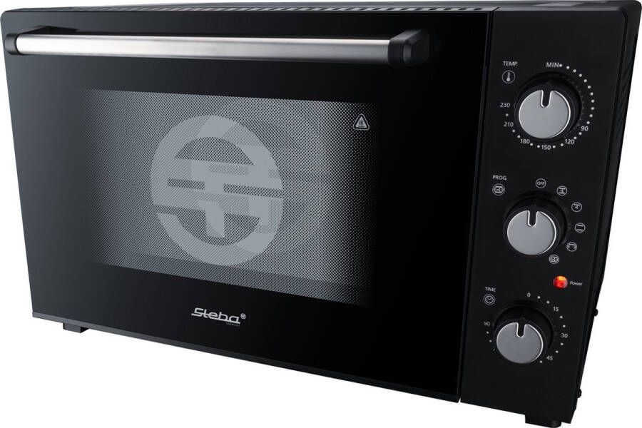 Steba KBM60 Grill Bakoven met Draaispit 60L Vrijstaand Zwart