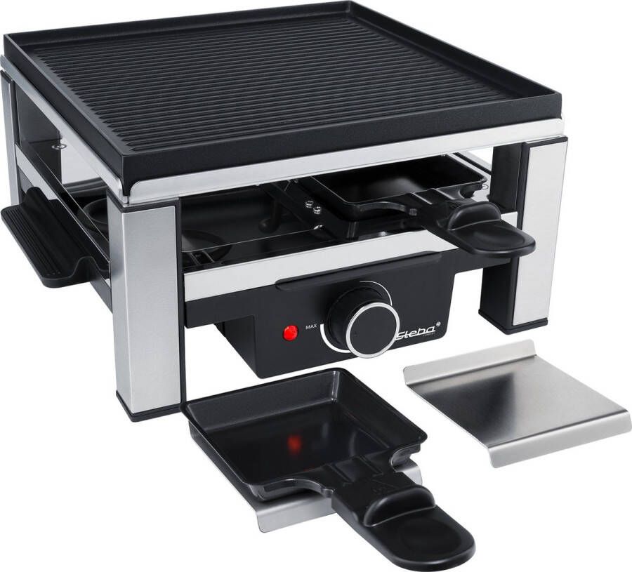 Steba RC104 Gourmet & Raclette set 4 personen extra lang 2 m snoer