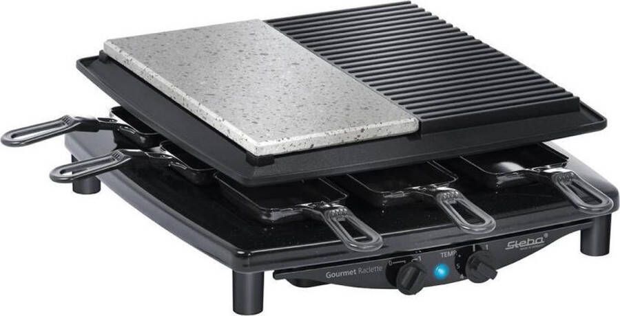 Steba RC4Plus Steengrill & Gourmetset 8 personen 29 x29 cm