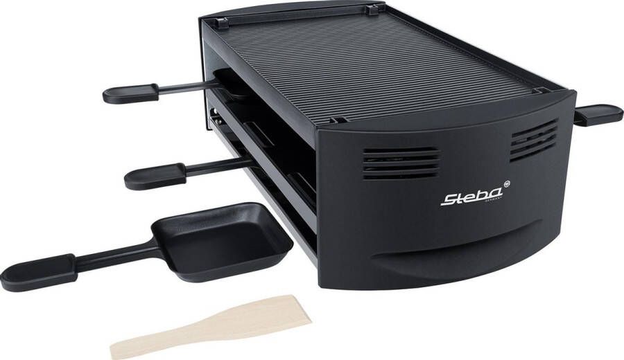 Steba RC6 Gourmetset met speciale pizza functie 6 personen 1500 Watt 2 m snoer