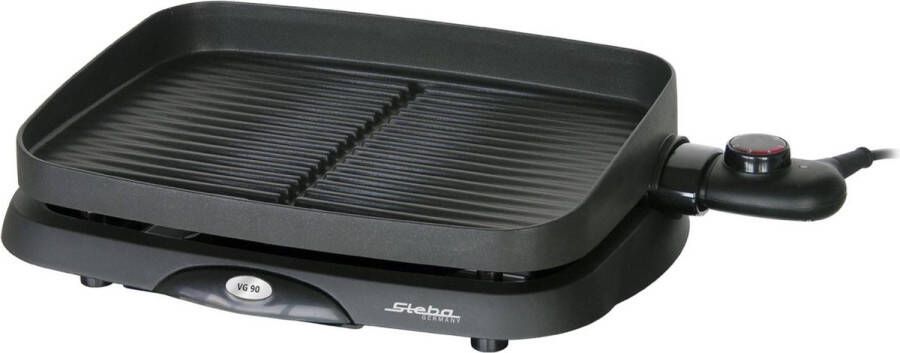 Steba VG90 compacte elektrische Barbecue Tafelgrill 35x25 cm Zwart