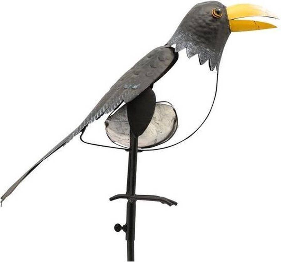 Steeg80 Tuinsteker balansvogel met steen in buik