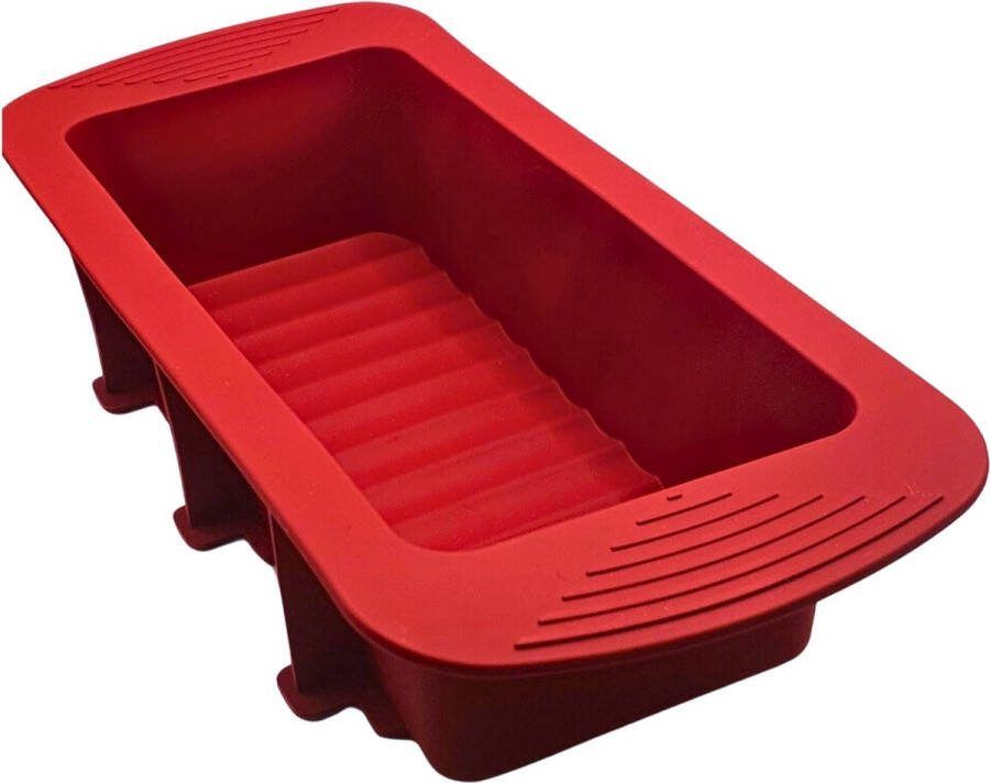Stegger Broodbakvorm Siliconen Rood – Perfecte Resultaten Tot 250°