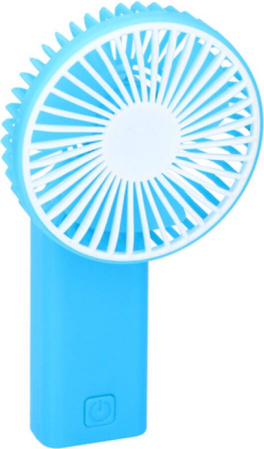 Stegger draagbare ventilator Mini ventilator Handventilator Festival waaier Verstelbaar Blauw