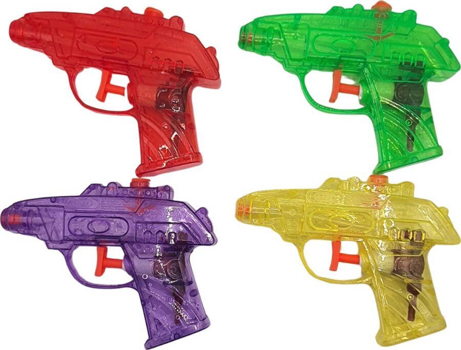 Stegger Waterpistool Set 4 stuks – Waterpistolen voor Eindeloze Waterpret