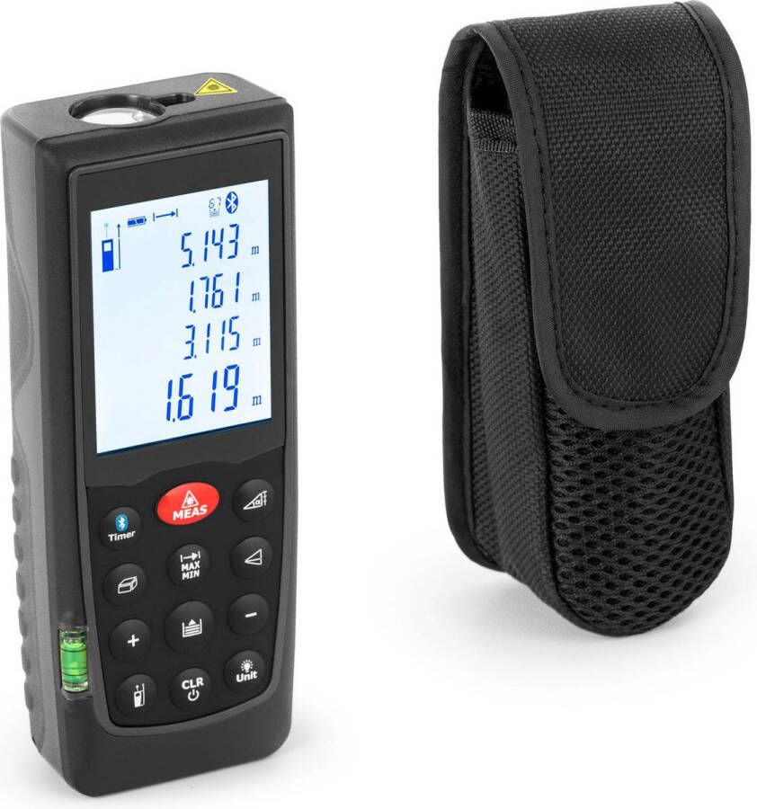 Steinberg Laserafstandsmeter tot 70 m 1 5 mm nauwkeurigheid Bluetooth IP54 waterpas