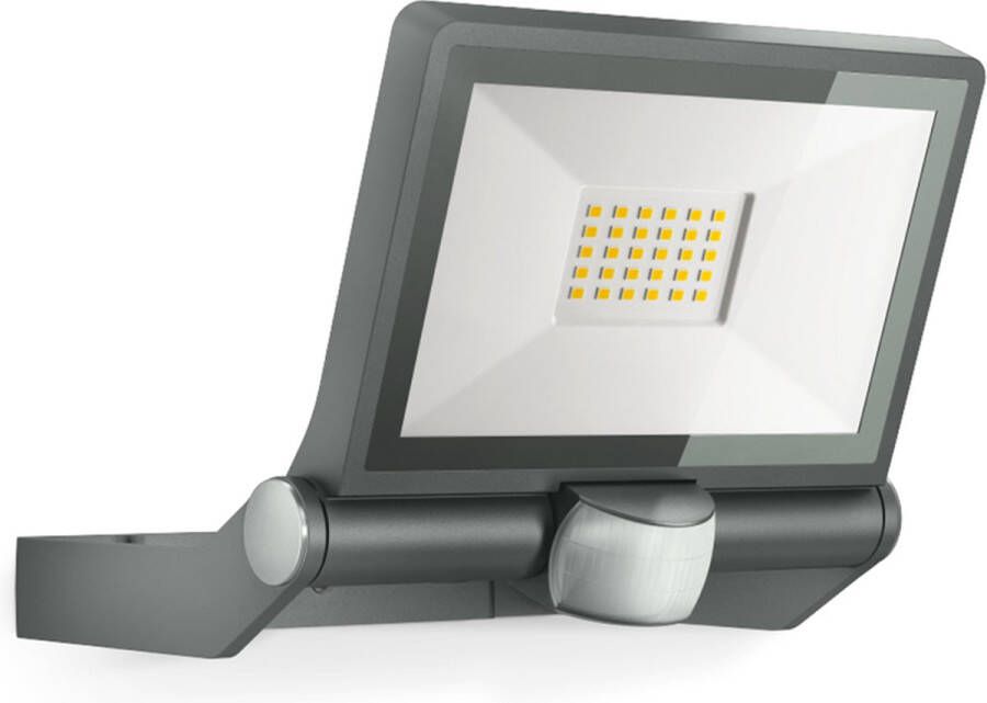 Steinel LED buitenspot XLED one sensor antraciet 065249 3000K 23W 2550 lumen wand plafondmontage
