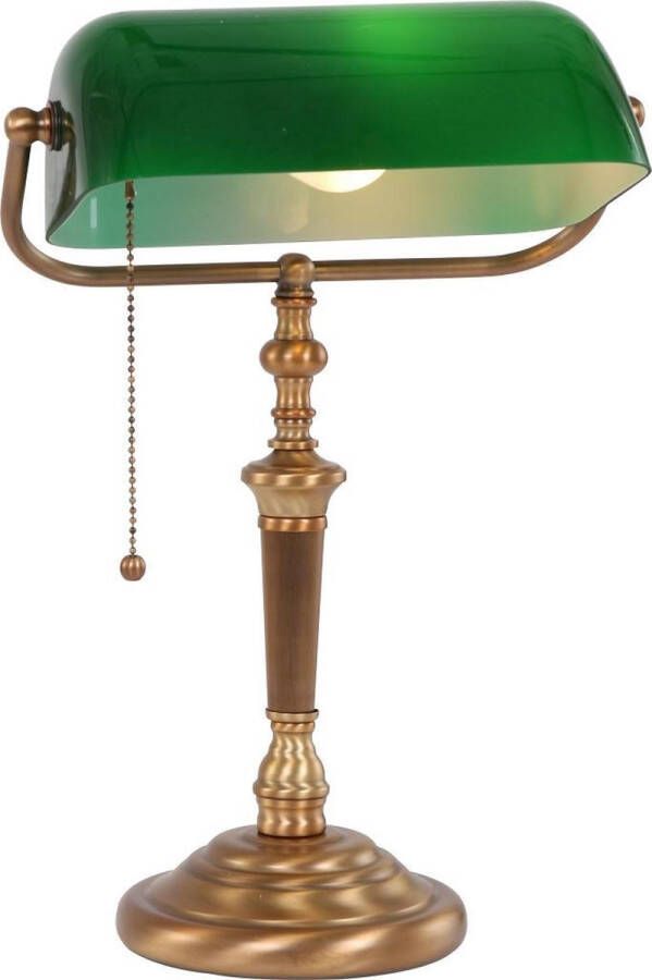Steinhauer Lightning klassieke tafellamp 1-l. Glas brons