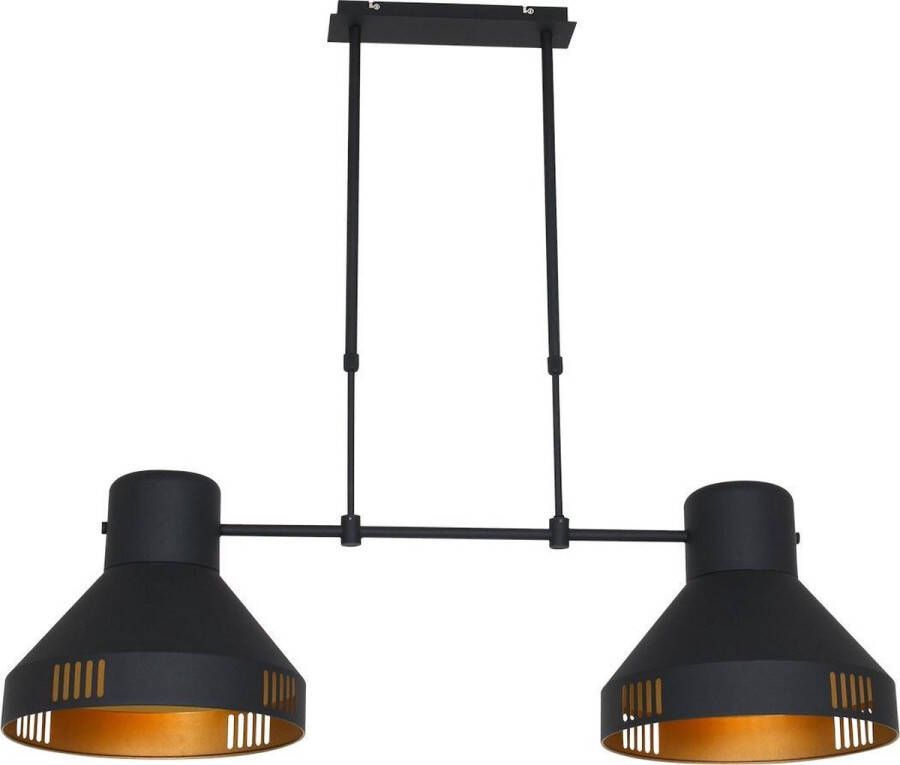 Steinhauer Evy hanglamp 2L E27 40w Zwart