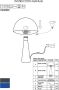Steinhauer Pimpernel tafellamp paddenstoel 42 cm hoog E27 brons - Thumbnail 1