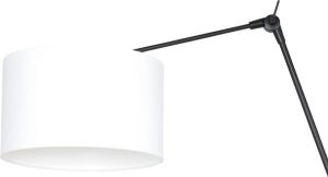Steinhauer Prestige Chic wandlamp kap ⌀30 cm tot 105 cm diep dimmer op het product E27 zwart en wit