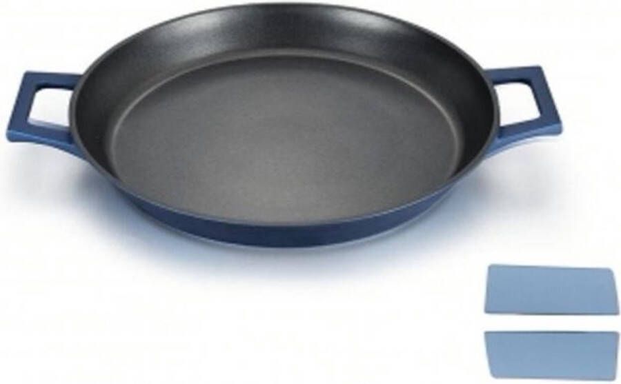 Steinmeijergermany Paella Pan Marmer coating zwart- 36 cm- voor Inductie en oven