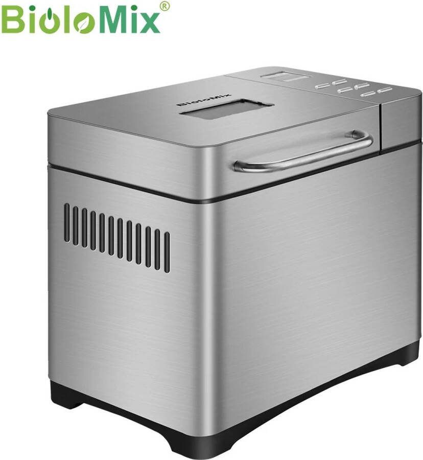 Stellar Broodbakmachines 650W Programmeerbaar Met noten en fruit dispenser Grote Luxe Broodbakmachine Broodbak machine Multifunctionele Broodmachine 19 Programma's 1 Kg Capaciteit Automatische Brood Maker