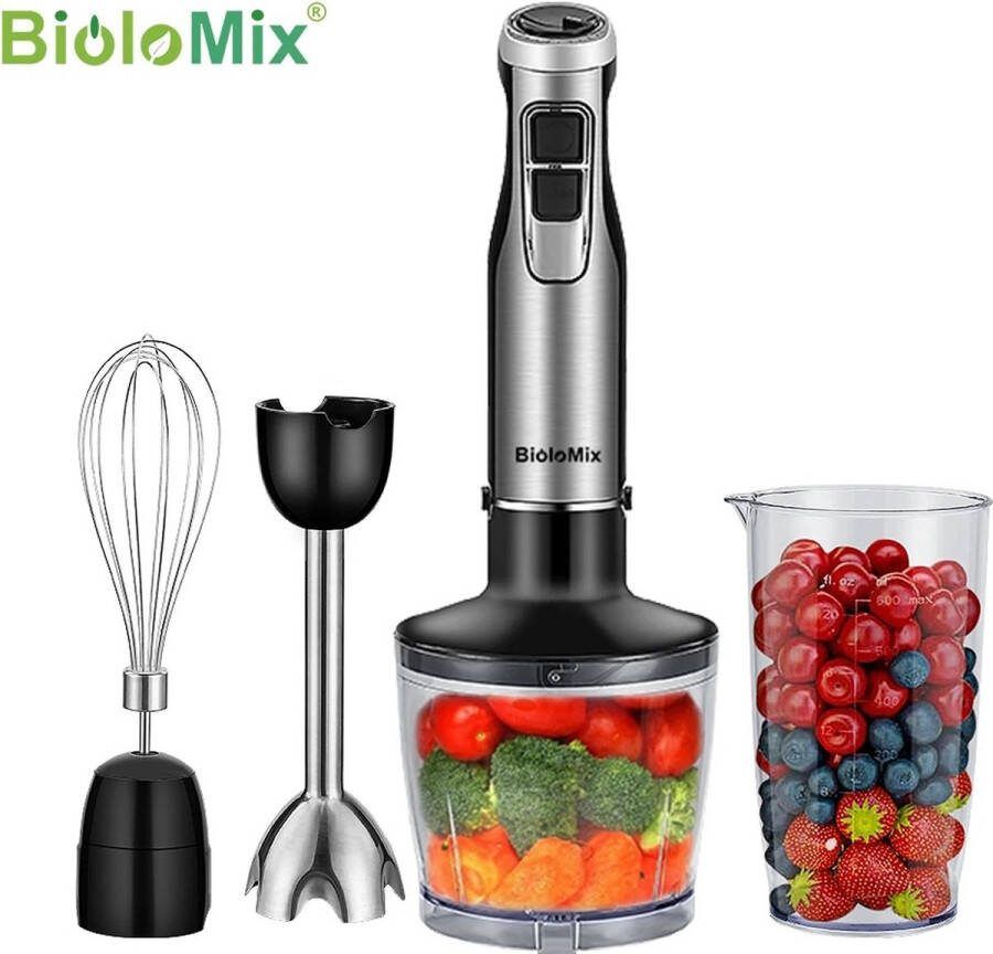 Stellar Elektrische Staafmixer Handmixer Hakmolen 1200 W Draagbaar Blender