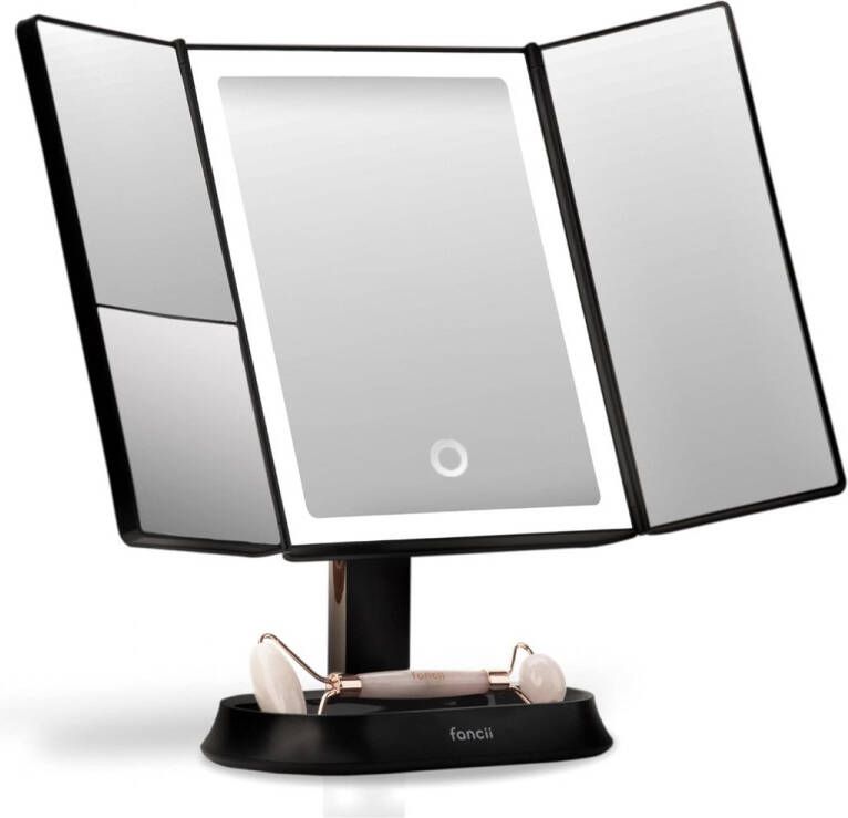 Stellar Make-up Spiegel Make-up Spiegel met LED Scheerspiegel Make-up spiegel met verlichting Make up spiegel vergrotend 5x & 7x Vergroting Driedelige Makeup Mirror Dimbare Verlichting Touch Screen Staand
