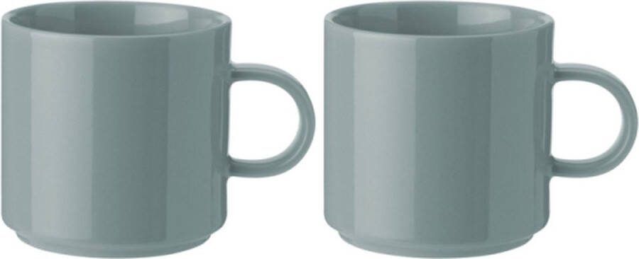 Stelton Bekers 2 stuks dustygreen