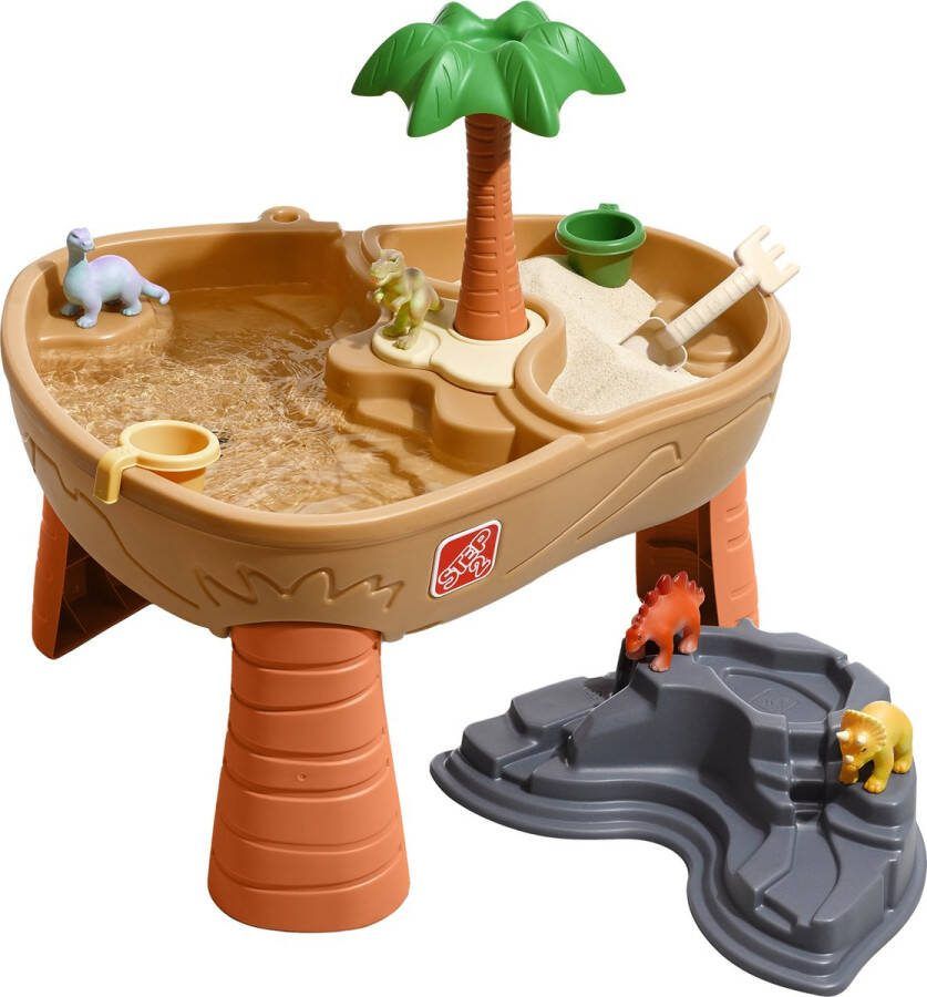 Step2 Dino Dig Zand & Watertafel Zandtafel voor 15L water en 9 kg zand Incl. 7 accessoires Waterspeelgoed voor de tuin buiten