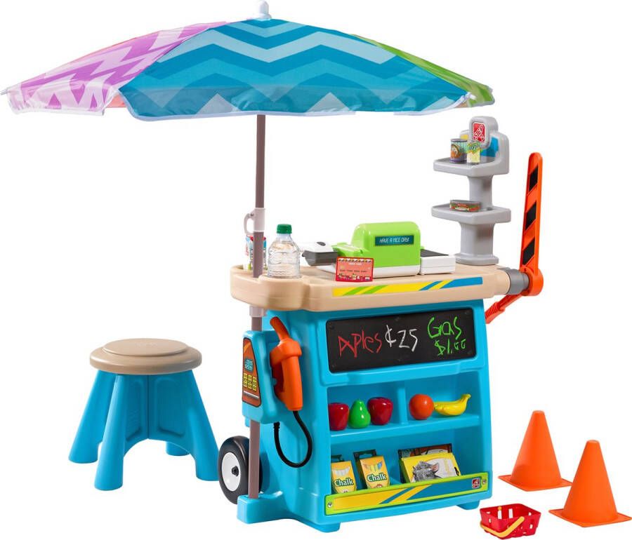 Step2 Stop & Go Market Speelgoedwinkeltje voor kinderen incl. accessoires Speelgoed winkel marktkraam met