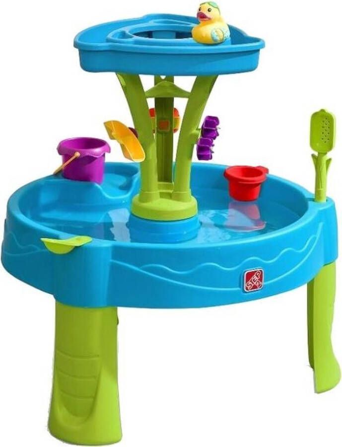 Step2 Summer Showers Splash Watertafel Met 8 accessoires Waterspeelgoed voor kind Activiteitentafel met water voor de tuin buiten
