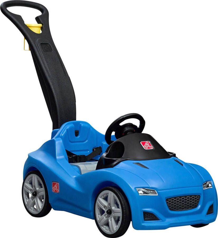 Step2 Whisper Ride Cruiser Loopwagen in Blauw Duwauto Loopauto met duwstang Voor kinderen vanaf 1 5 jaar