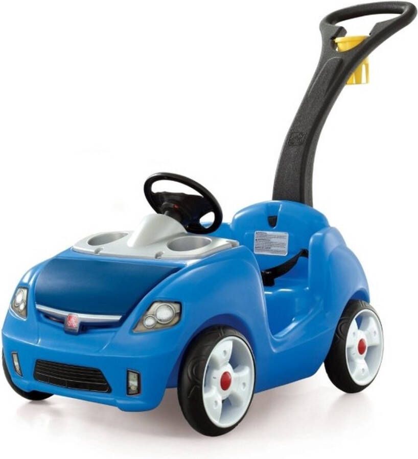 Step2 Whisper Ride Loopwagen in Blauw Duwauto Loopauto met duwstang Voor kinderen vanaf 1 5 jaar