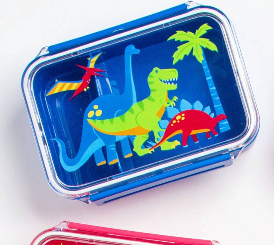 Stephen Joseph bento box blauw dino