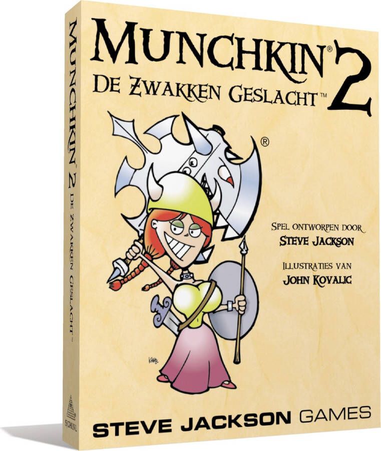 Steve Jackson Games Munchkin 2 De zwakken geslacht Uitbreiding Kaartspel