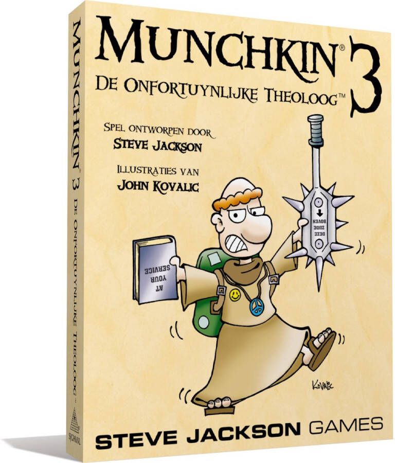 Steve Jackson Games Munchkin 3 De Onfortuynlijke Theoloog Uitbreiding Kaartspel