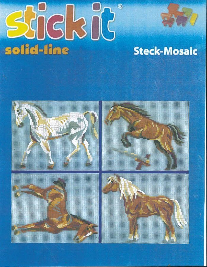 Stick-it paarden 4 in 1 set ca. 1.500 steentjes ophanghaakje en heveltje