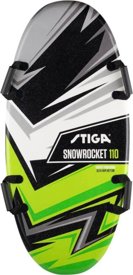 Stiga Snowrocket Speed 110 Groen 110cm Sneeuw board Foam Slee Sneeuw mat Sneeuw Matrax