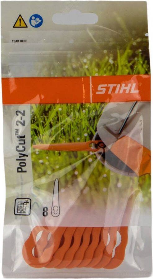 Stihl Maaimessen voor FSA45 8 stuks Origineel Polycut 2-2