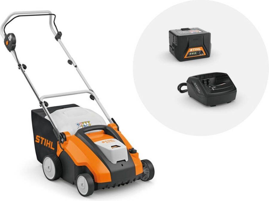 Stihl RLA 240.0 Accu Verticuteermachine 34 cm Werkbreedte 50 L Grasopvangbak