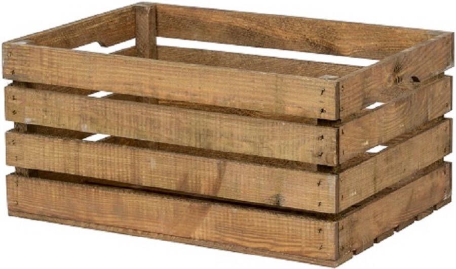 Stijf BV Houten Kist Groot Bruin Opbergkist Geschenkverpakking Gift Kado