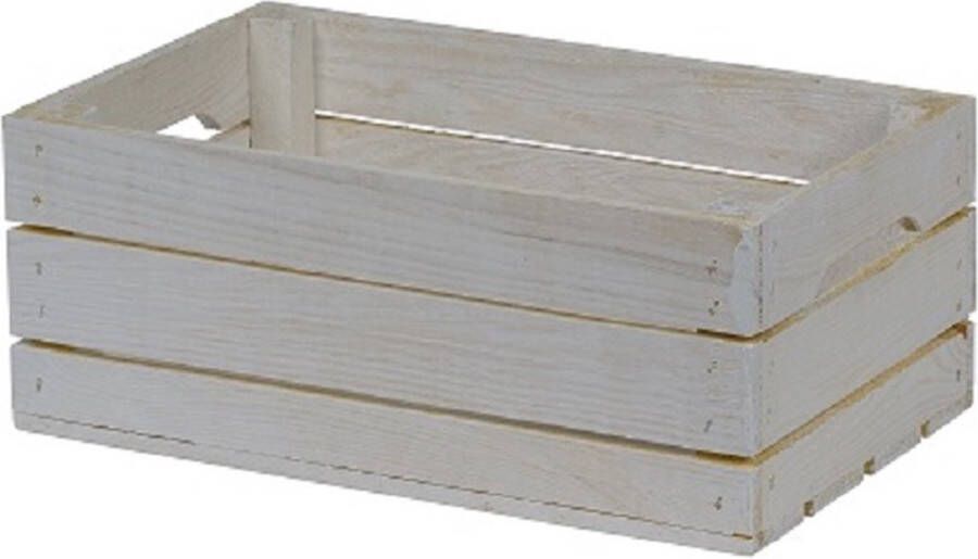 Stijf BV Houten Kist Klein Wit Opbergkist Geschenkverpakking Gift Kado