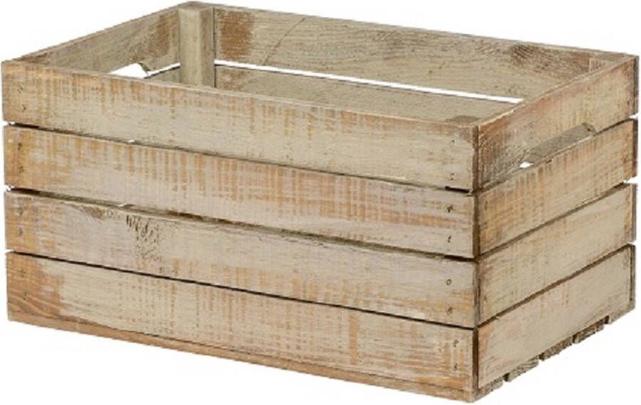 Stijf BV Houten Kist Middel Old Look Opbergkist Geschenkverpakking Gift Kado