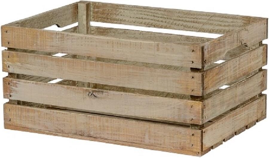 Stijf BV Houten Kist Groot Old Look Opbergkist Geschenkverpakking Gift Kado
